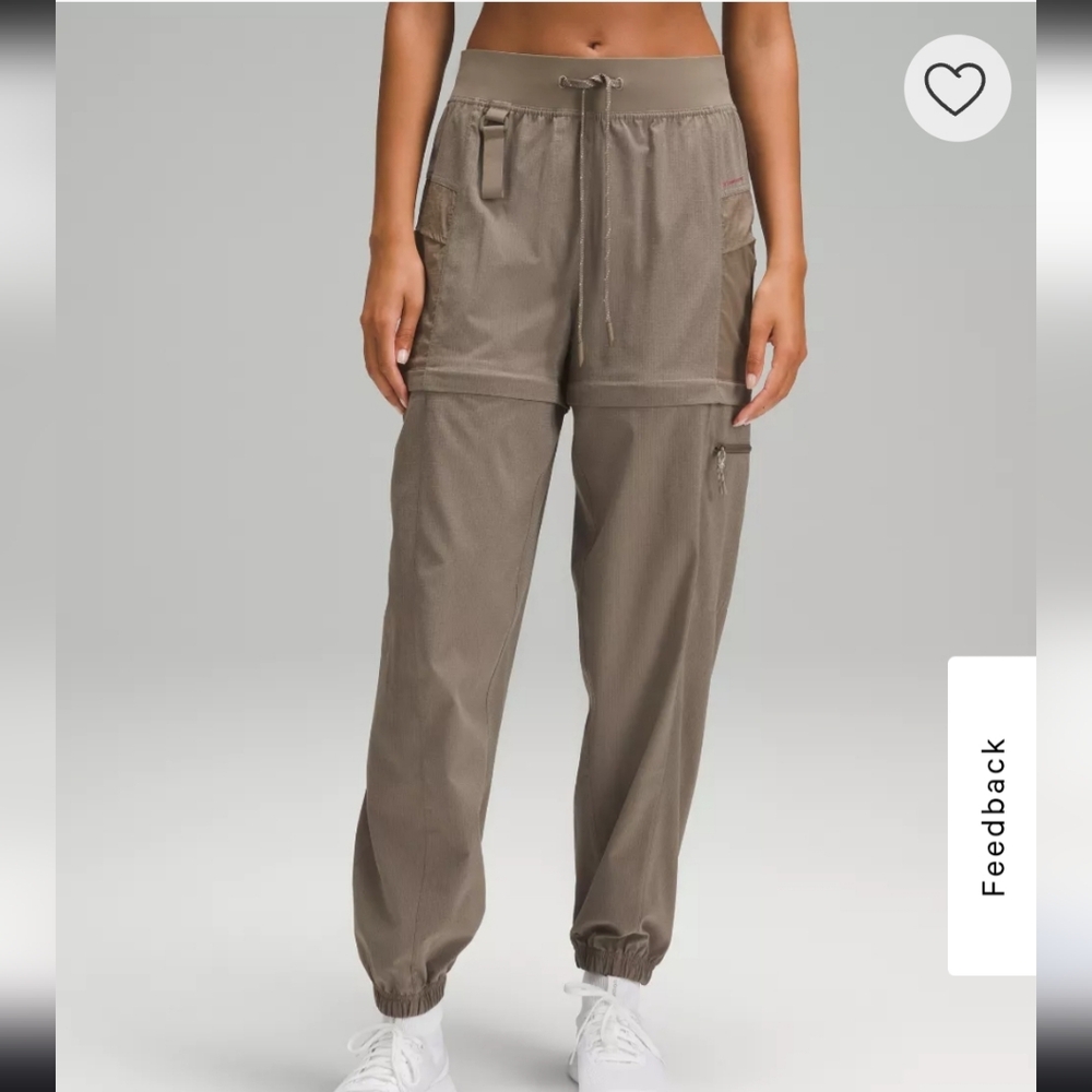 lululemon athletica Olive Green Convertible Track Pants